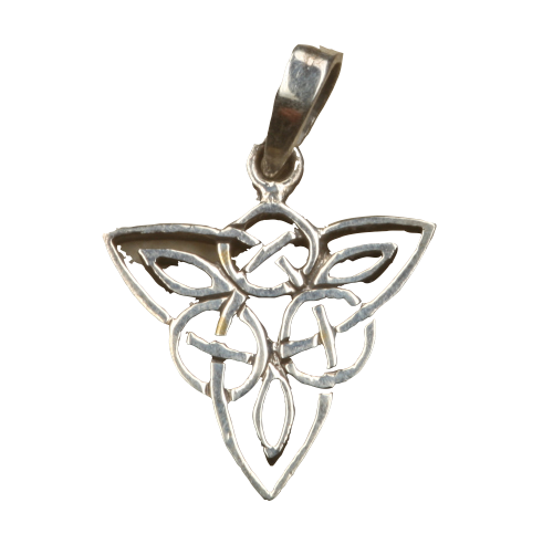 Zilveren hanger Keltische triquetra