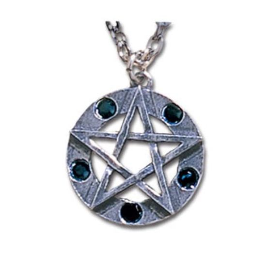 Alchemy gothic hanger Sable pentacle