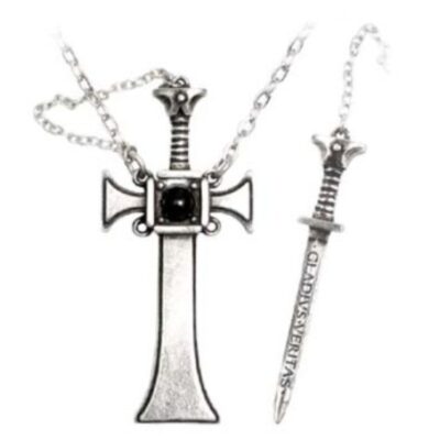 Alchemy gothic hanger Cross of the sword of truth