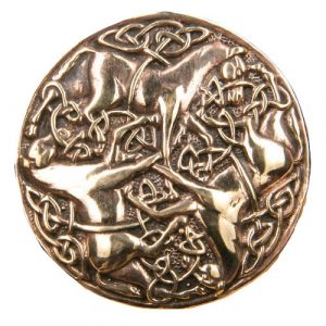 Bronzen hanger Keltische paarden