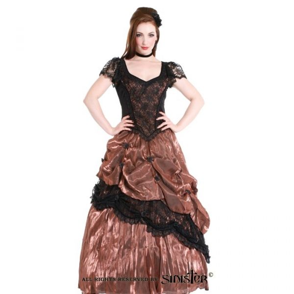 Lange gothic jurk Sinister Alohomora
