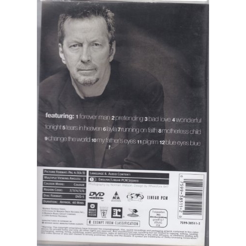 DVD Eric Clapton Chronicles achterkant