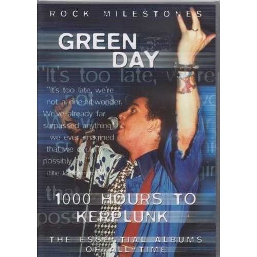 DVD Green Day 1000 hours to Kerplunk voorkant