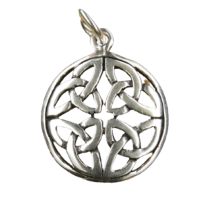 Zilveren hanger Keltische knopen