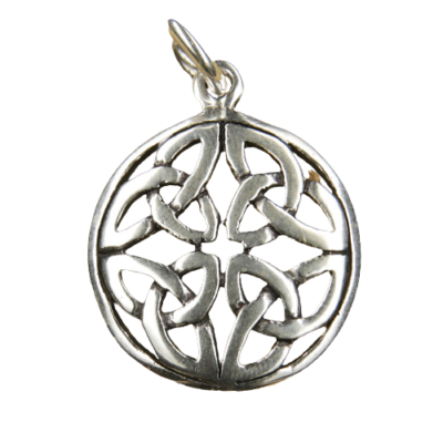 Zilveren hanger Keltische knopen