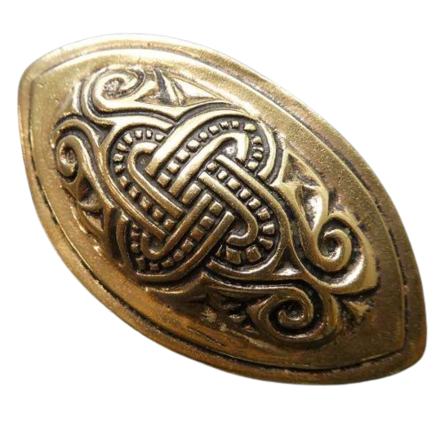 Bronzen middeleeuwse broche