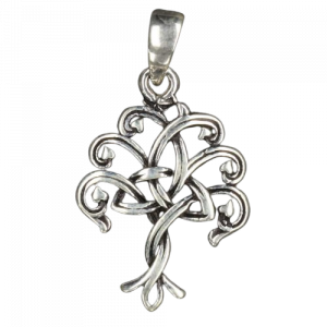 Zilveren hanger Keltische levensboom