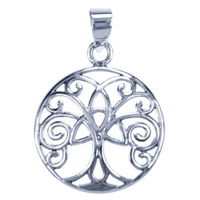 Zilveren hanger Keltische levensboom