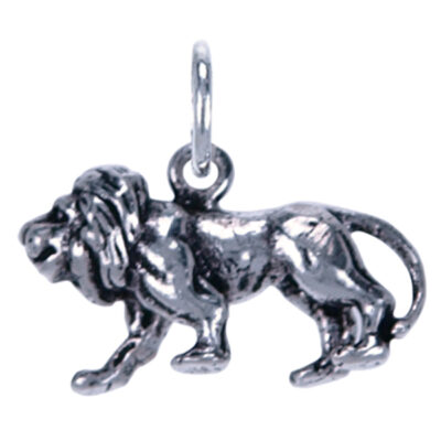 Zilveren hanger leeuw