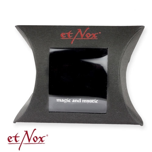 verpakking voor etNox zilveren hanger elf met markasiet steentjes