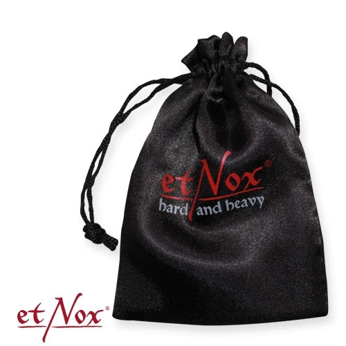 verpakking voor etNox rvs hanger wolvenkop met rode zirkonia
