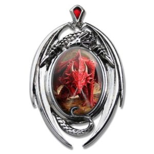 Anne Stokes cabochon Dragons Lair