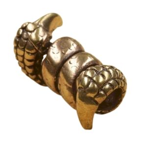 Bronzen baardkraal drakenklauw