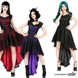 Hoog-laag jurk van Sinister